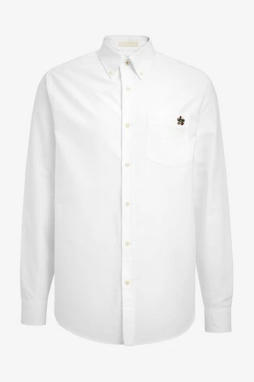 Ted Baker White Caplet Oxford Shirt 8 Ted Baker White Caplet Oxford Shirt - Image 7