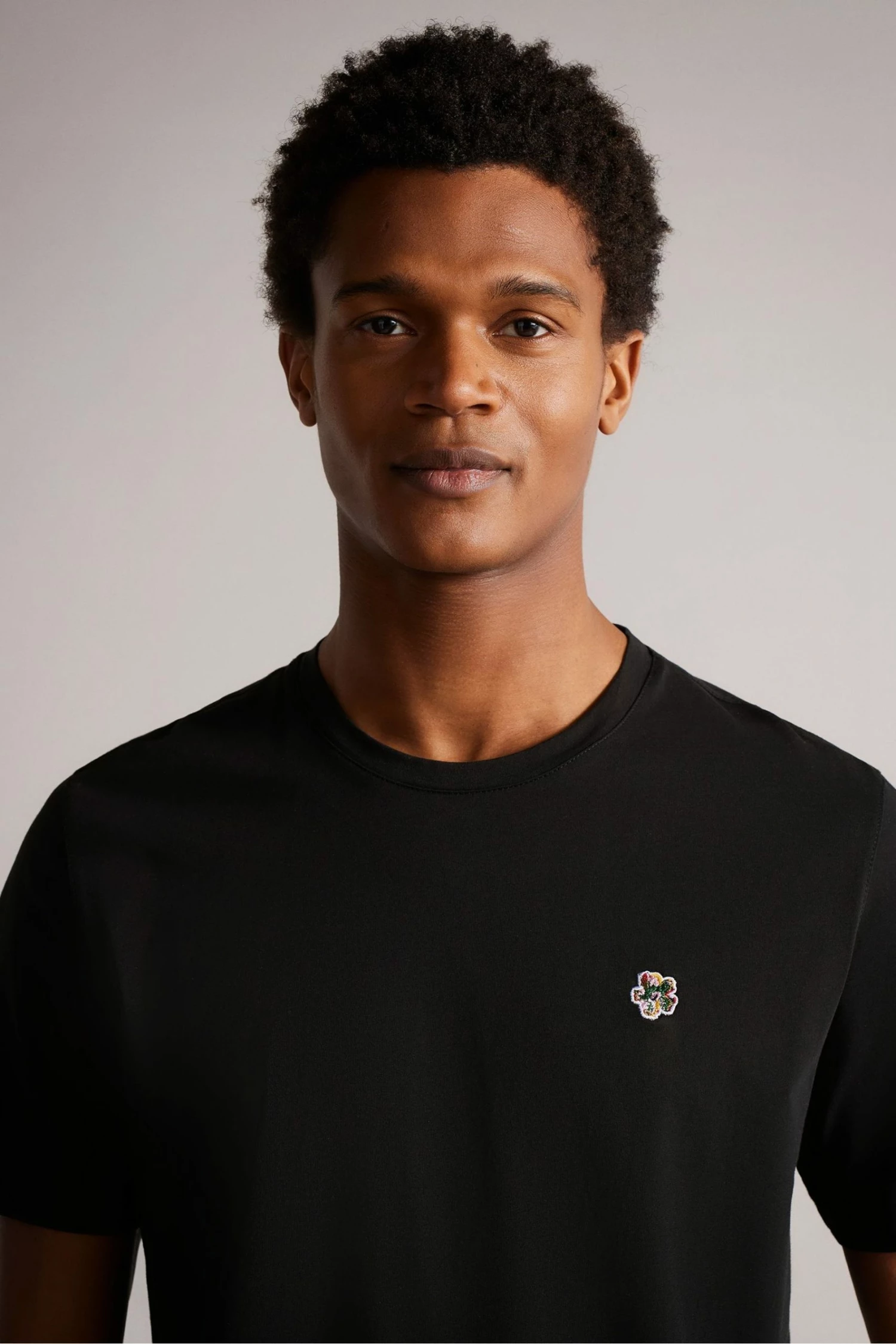 Ted Baker Grey Oxford Short Sleeve T-Shirt 5 Ted Baker Grey Oxford Short Sleeve T-Shirt - Image 3