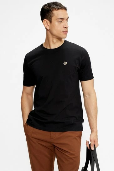 Ted Baker Grey Oxford Short Sleeve T-Shirt 8 Ted Baker Grey Oxford Short Sleeve T-Shirt - Image 6