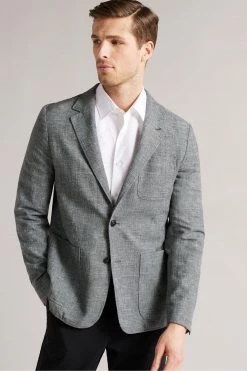 tedbaker Shop Online 57 Ted Baker Rublow Black Yarn Dyed Blazer