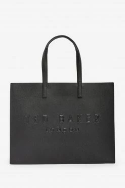 tedbaker Shop Online 49 Ted Baker Black Sukicon Crosshatch East West Icon Bag