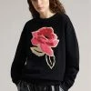 Ted Baker Floesa Black Flower Sweatshirt 1 Ted Baker Floesa Black Flower Sweatshirt -tedbaker Shop Online unnamed file 3718