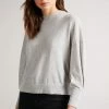 Ted Baker Dk-Grey Nicci Sleeve Detailed Sweater 1 Ted Baker Dk-Grey Nicci Sleeve Detailed Sweater -tedbaker Shop Online unnamed file 3745