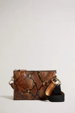 Ted Baker Darceys Brown Branded Webbing Snake Detail Cross Body Bag 10 Ted Baker Darceys Brown Branded Webbing Snake Detail Cross Body Bag -tedbaker Shop Online unnamed file 4