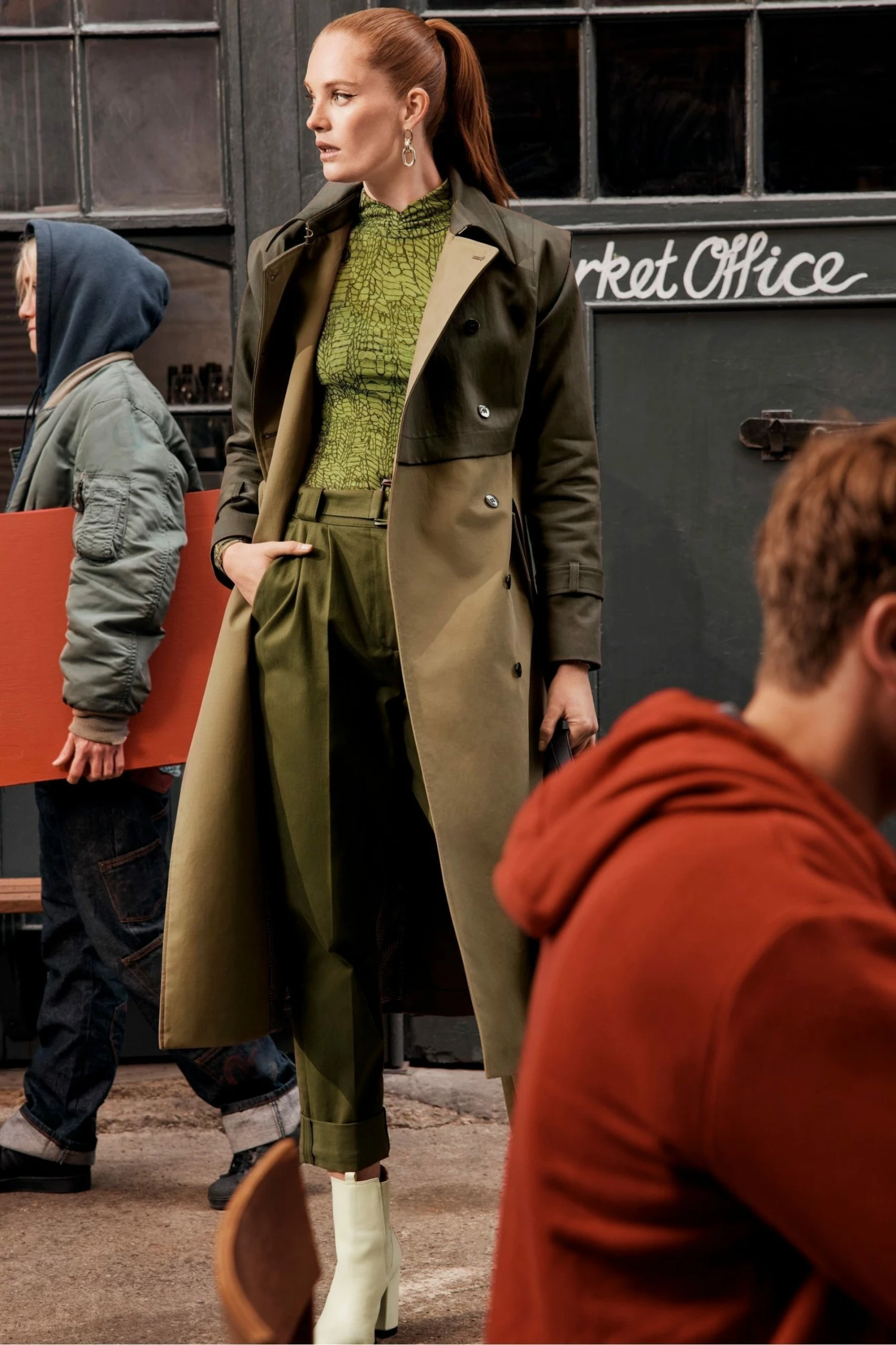 Ted Baker Edennn Colour Blocked Cotton Mac 4 Ted Baker Edennn Colour Blocked Cotton Mac - Image 2