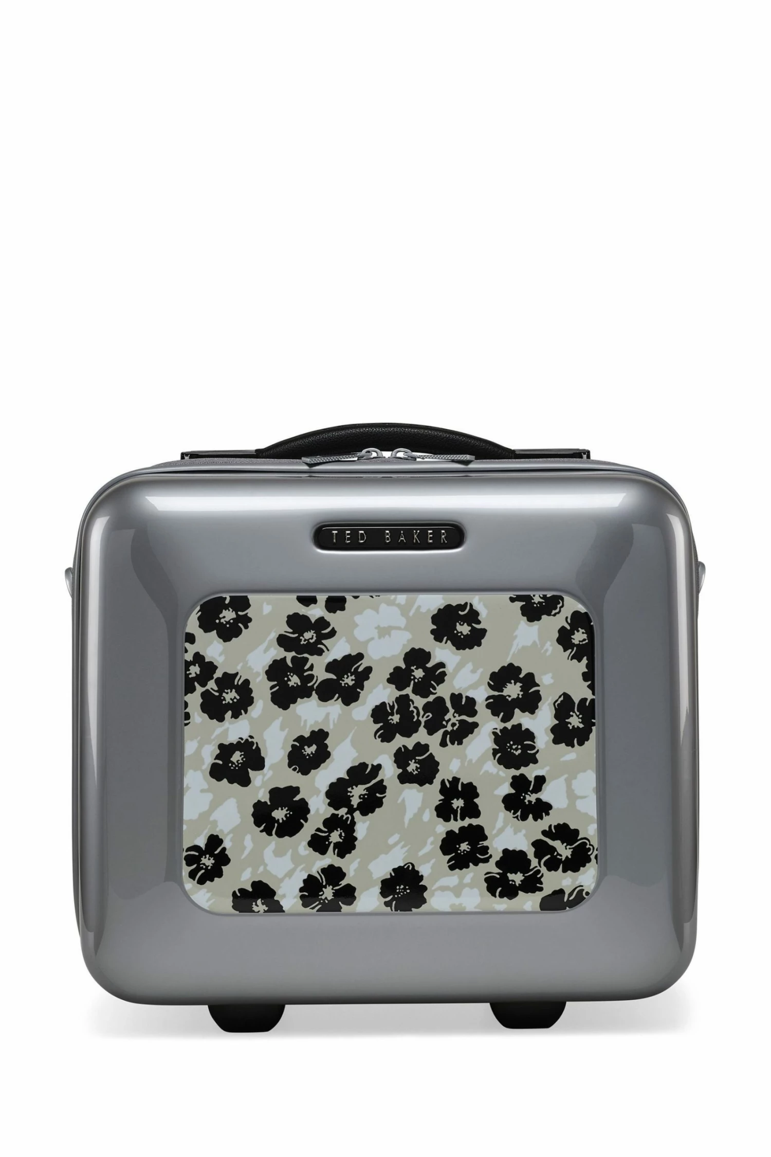 Ted Baker Grey New World Mono Print Vanity Case 7 Ted Baker Grey New World Mono Print Vanity Case - Image 5