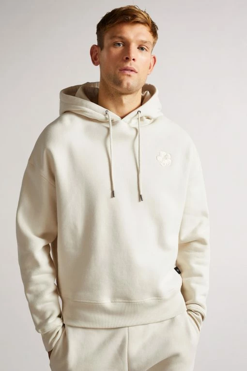 Ted Baker Lavery Natural Heavyweight Relaxed Fit Hoodie 2 Ted Baker Lavery Natural Heavyweight Relaxed Fit Hoodie -tedbaker Shop Online unnamed file 6144