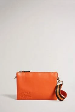 Ted Baker Darceyy Tan Branded Webbing Cross Body Bag